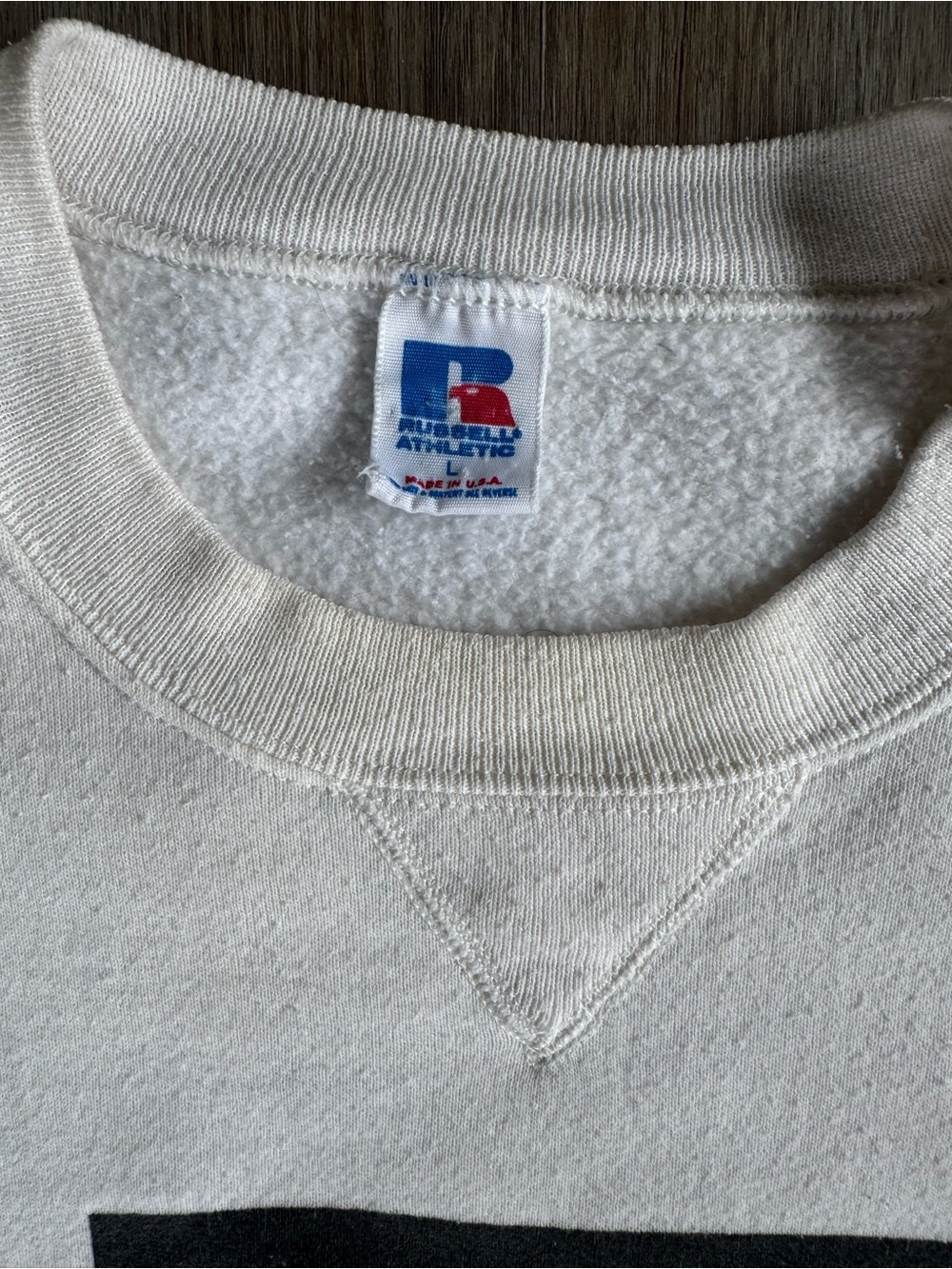 Vintage 1988 Houston Marathon Russell Athletic Sweatshirt - size Large - Picture 3 of 6